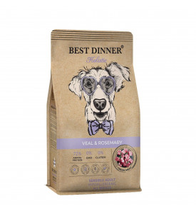 Best Dinner, Holistic, All Breeds корм д/собак (телятина/розмарин)